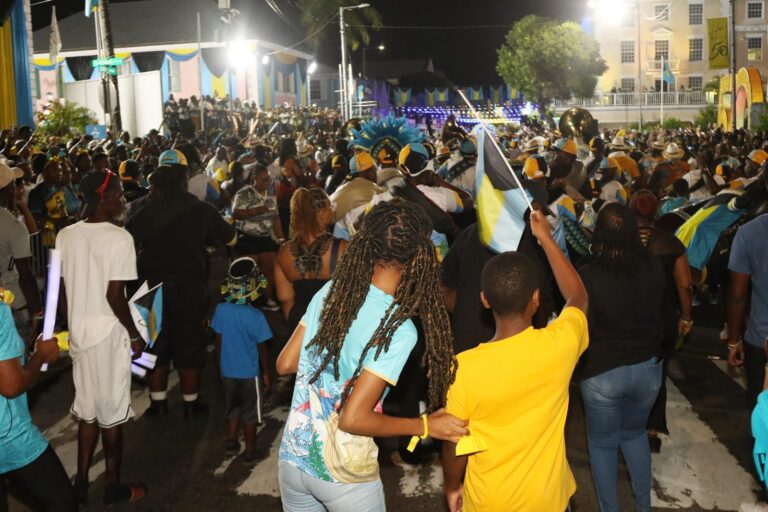 crowd at Bahamas Junkanoo