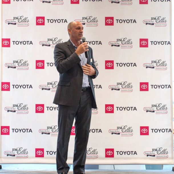 Jim McEachern (Vice President, Southeast Toyota Field Operations) Giving Remarks at Jim Ellis Toyota Grand Opening