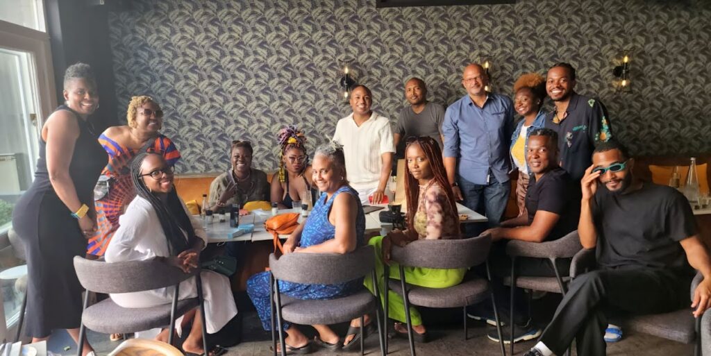 group of Black American expats in Cape Town, South Africa