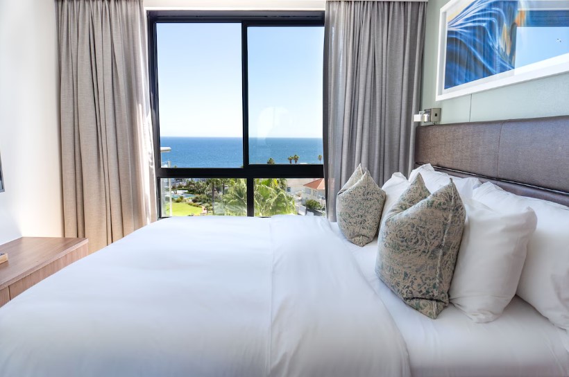 interior view of room at President Hotel in Cape Town